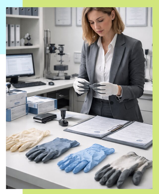 Сертификация перчаток в Кунгуре от 8718 р. | Алешин-Кнг