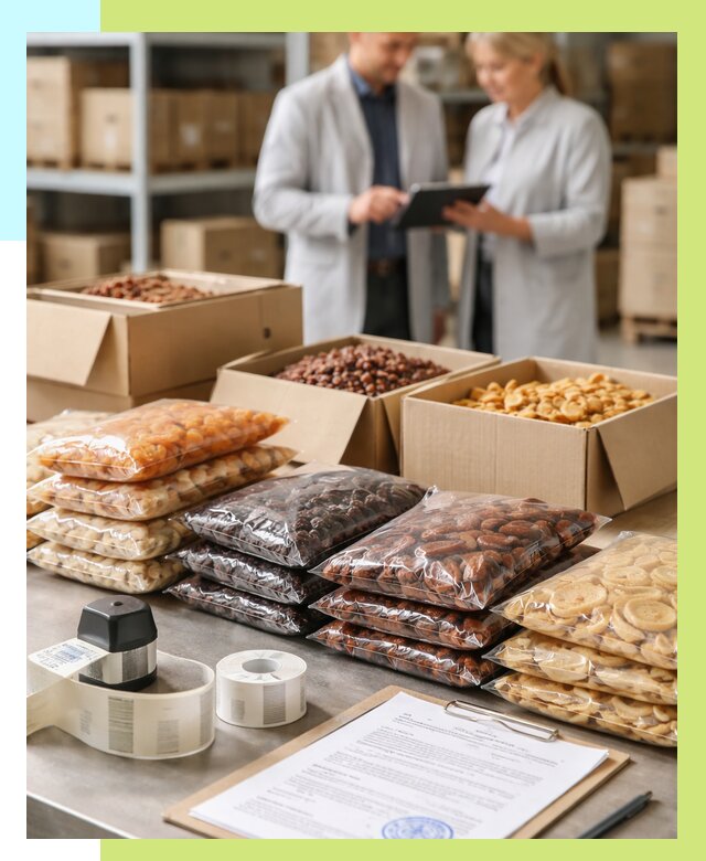 Сертификация сухофруктов в Кунгуре от 12307 р. | Алешин-Кнг под ключ