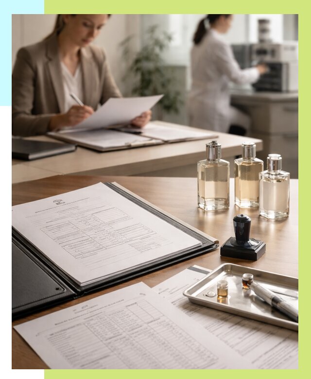 Сертификация парфюмерии в Кунгуре от 15384 р. | Алешин-Кнг