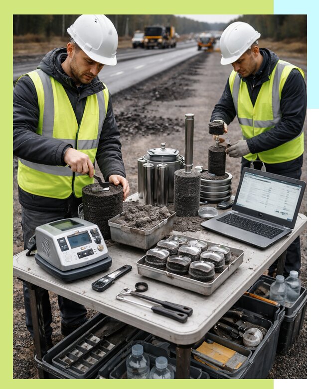 Сертификация асфальта: испытания и подтверждение в Кунгуре