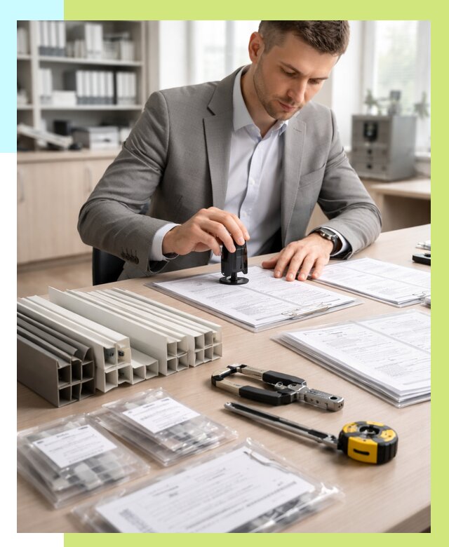 Сертификация ПВХ продукции в Кунгуре от 8718 р., Алешин-Кнг