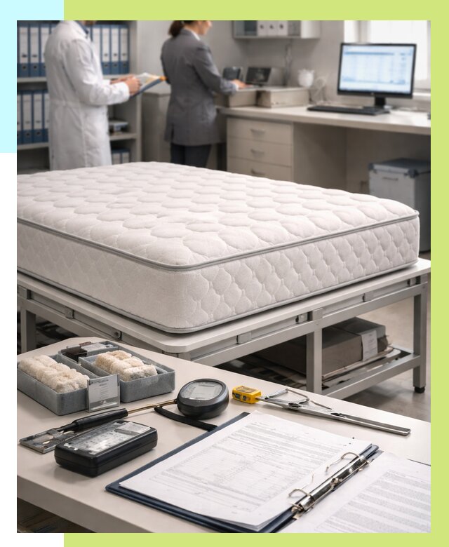 Сертификация матрасов в Кунгуре от 8718 р. | Алешин-Кнг