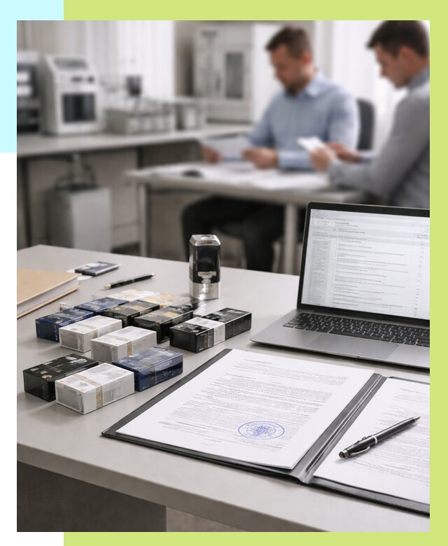 Сертификация сигарет под ключ в Кунгуре от 46152 р. | Алешин-Кнг