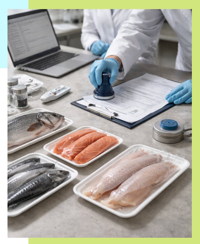 Сертификация рыбы и сертификат в Кунгуре от 15384 р. | Алешин-Кнг