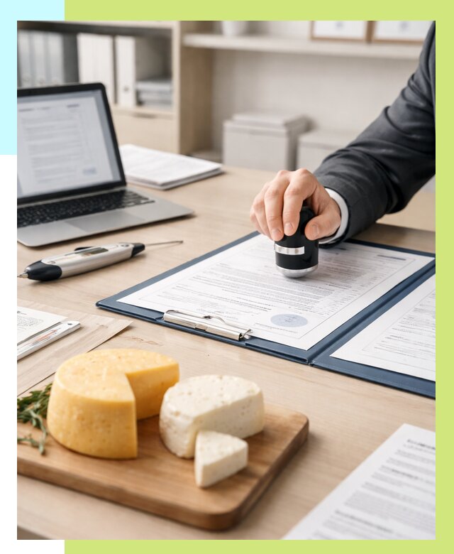 Сертификация сыров в Кунгуре от 15384 р | Сертификат на сыр Алешин-Кнг