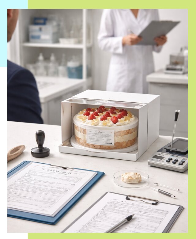 Сертификация тортов в Кунгуре от 9230 р. заказать | Алешин-Кнг