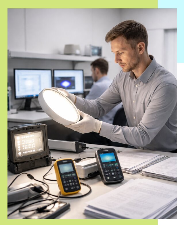 Сертификация светильников в Кунгуре: испытания и оформление