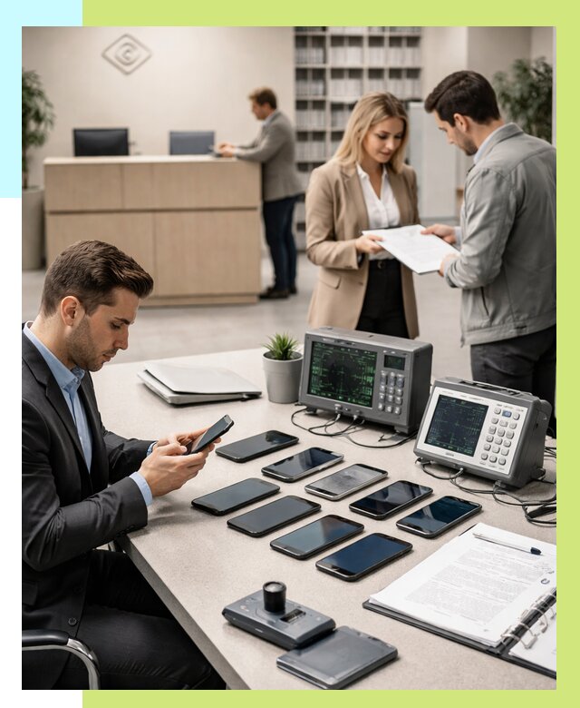 Сертификация телефонов в Кунгуре от 25640 р. под ключ | Алешин-Кнг