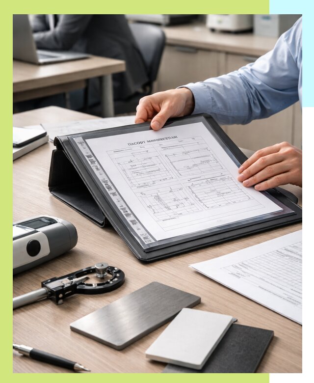 Оформление паспорта материала для продукции в Кунгуре