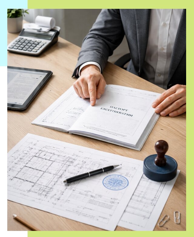 Паспорт эксплуатации в Кунгуре под ключ от 4615 р. Алешин-Кнг