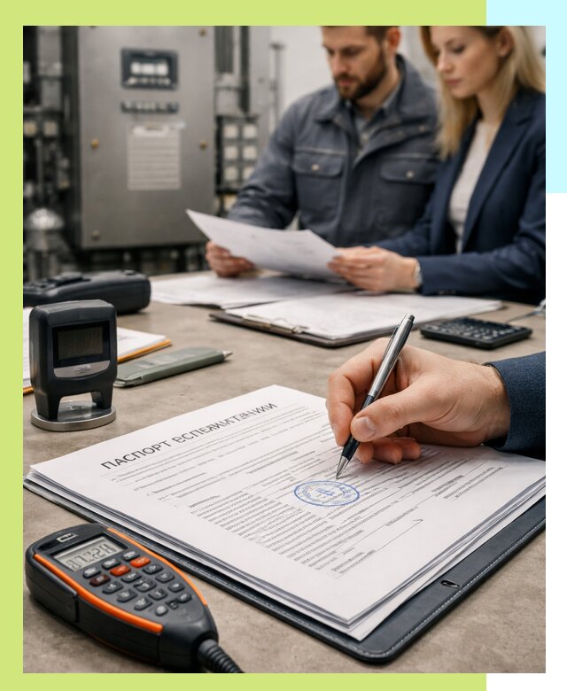 Оформление паспорта эксплуатации оборудования в Кунгуре