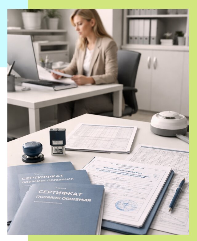 Сертификаты пожарной безопасности в Кунгуре от 15384 р. | Алешин-Кнг