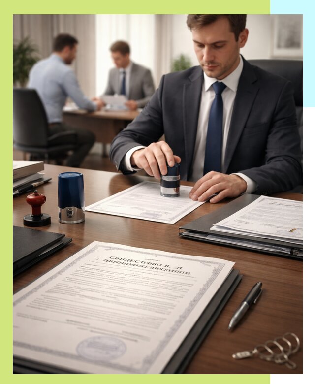 Оформление свидетельства о государственной регистрации в Кунгуре