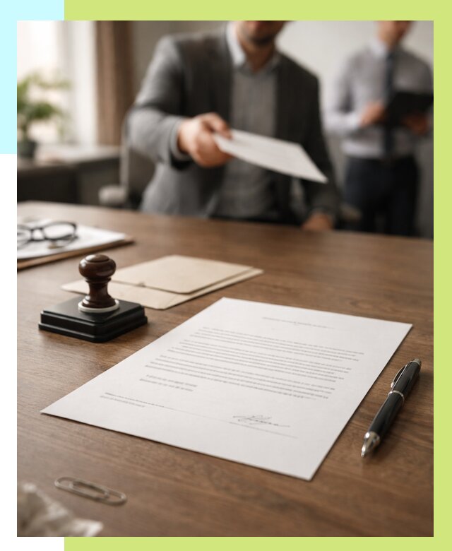 Отказное письмо по сертификации в Кунгуре от 3590 р. | Алешин-Кнг