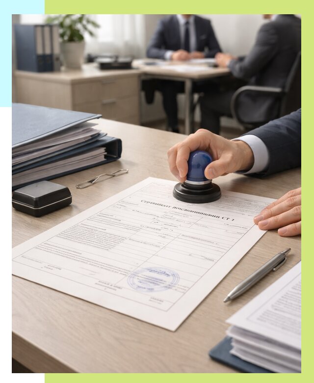 Сертификат происхождения СТ 1 в Кунгуре от 4615 р. | Алешин-Кнг