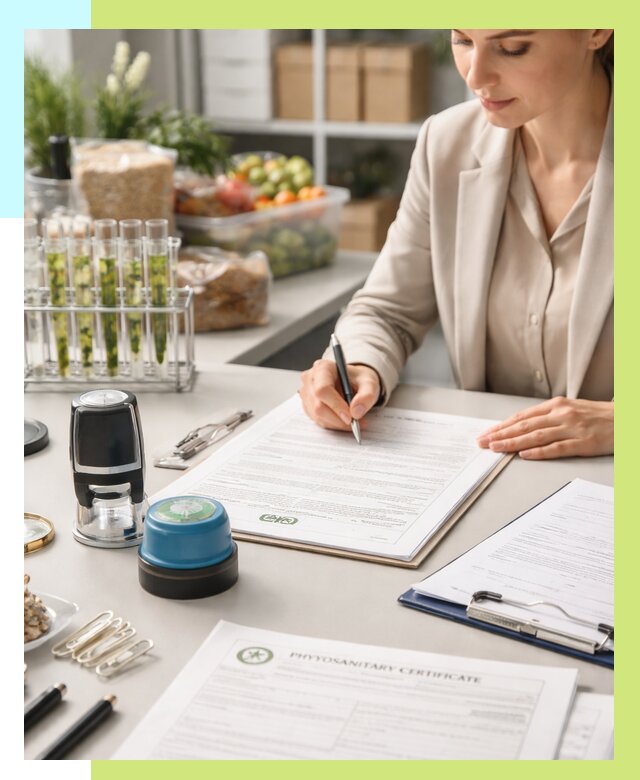 Фитосанитарный сертификат оформить в Кунгуре от 4615 р. | Алешин-Кнг