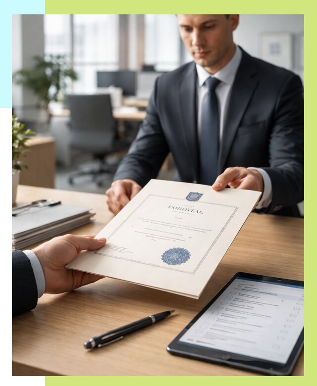 Сертификат ISO 30301 в Кунгуре от 35896 р. | Алешин-Кнг - под ключ