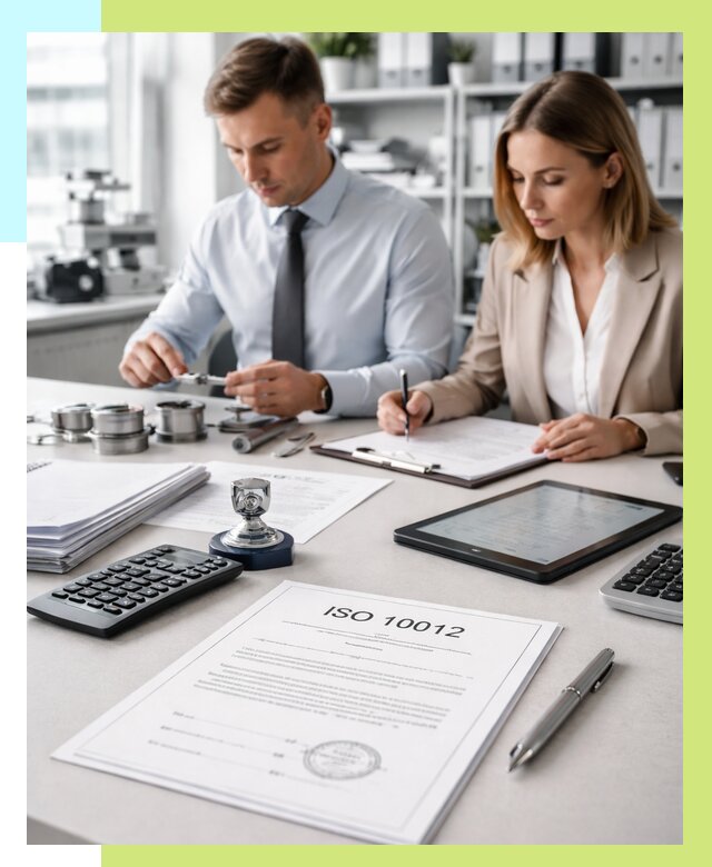 Сертификат ISO 10012 в Кунгуре от 25640 р. — Алешин-Кнг